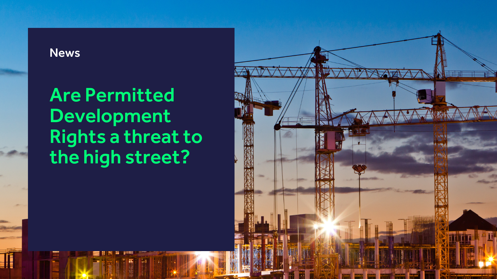 Are Permitted Development Rights a threat to the high street_