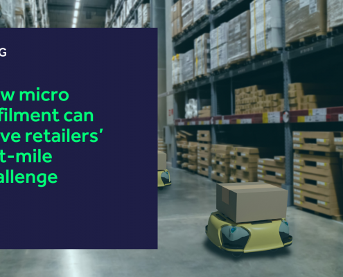 How micro fulfilment can solve retailers' last-mile challenge
