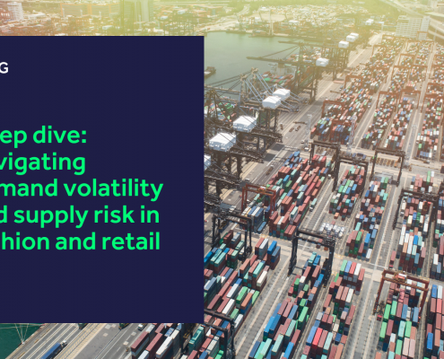 Navigating demand volatility and supply risk in fashion and retail