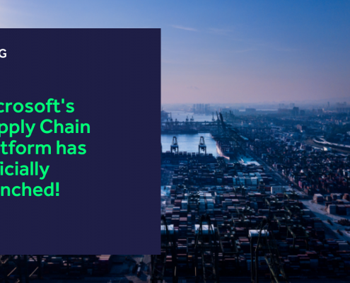 The Microsoft Supply Chain Platform has officially launched!
