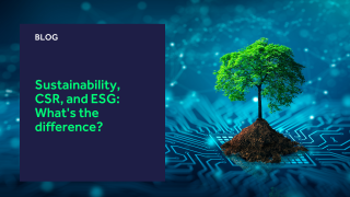 Sustainability, CSR, and ESG: What's the difference?