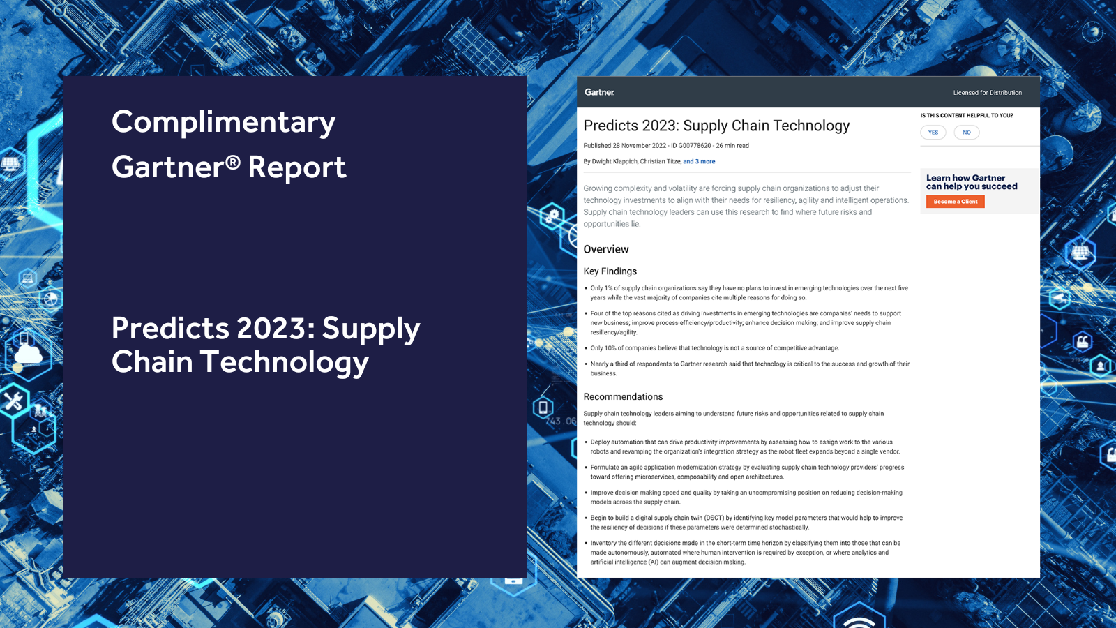 Predicts 2023: Supply Chain Technology
