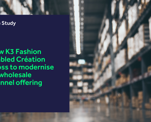 How K3 Fashion enabled Création Gross to modernise its wholesale channel offering blog header