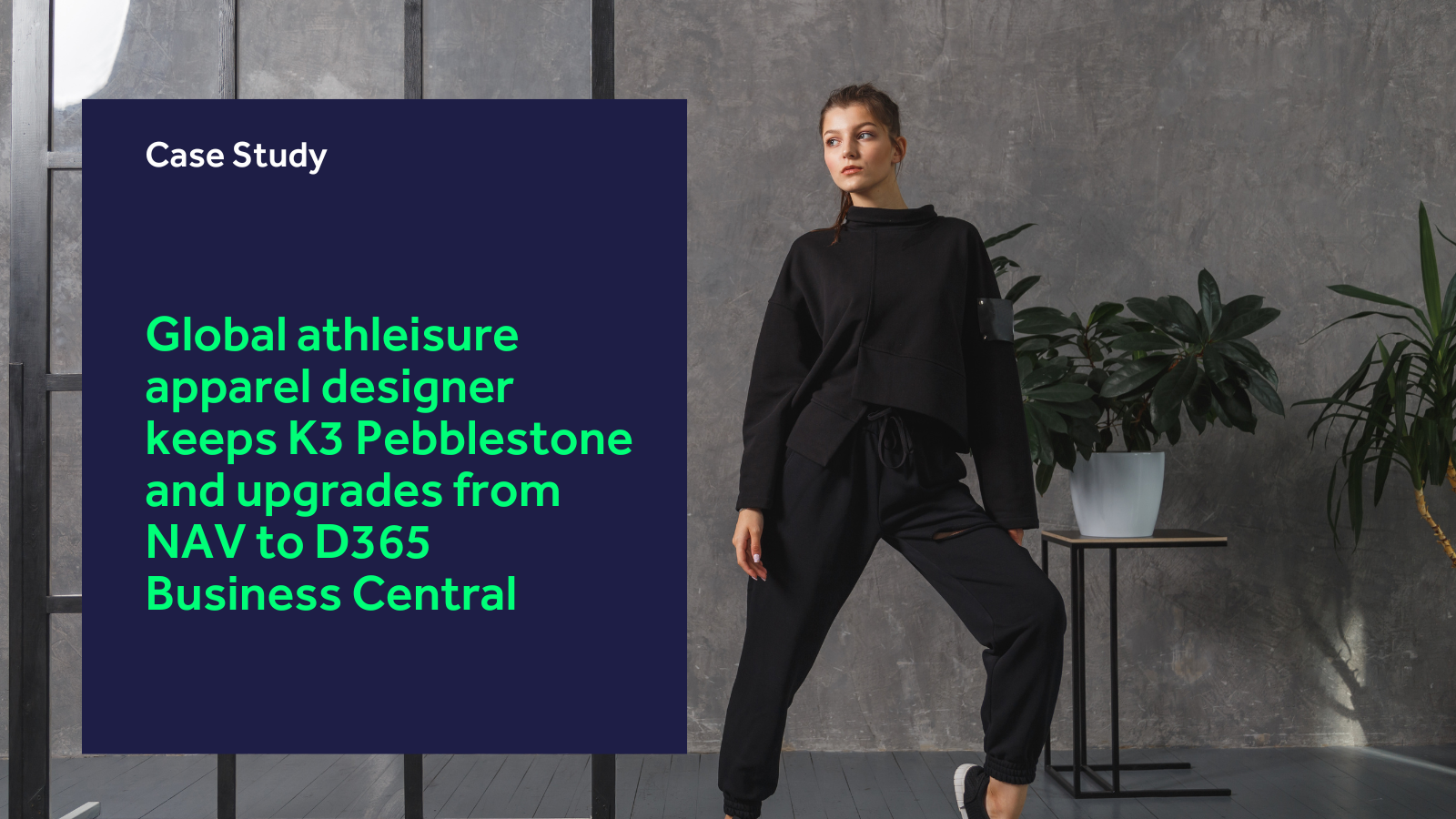 Global athleisure apparel designer keeps K3 Pebblestone and upgrades from NAV to D365 Business Central blog header